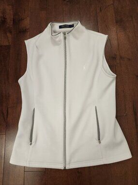 Polo Ralph Lauren women's white vest in size small